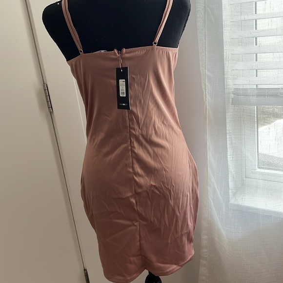 Satin mini dress - Picture 4 of 4